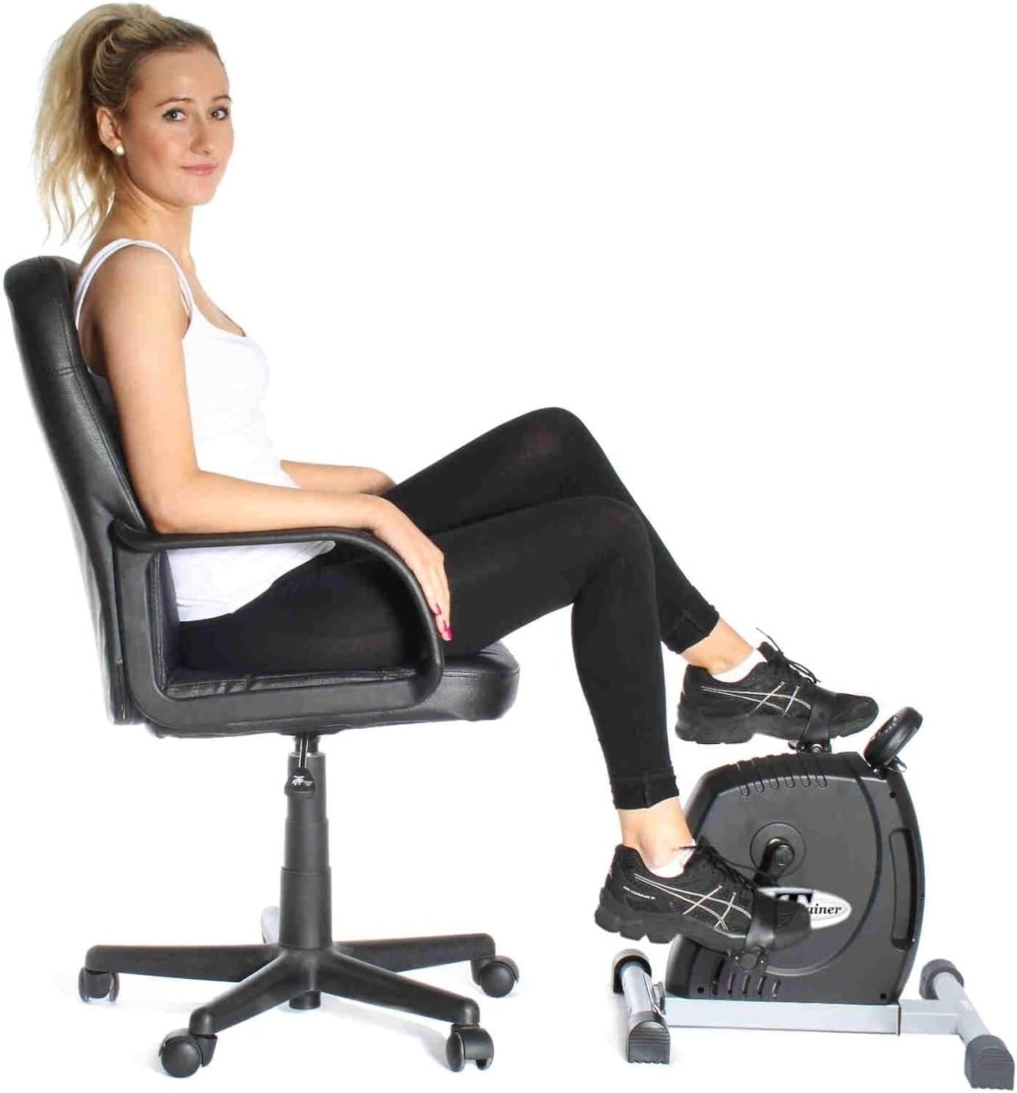 Magnetic Pedal Exerciser Heavy Duty Arm Leg Trainer Home Rehab - Kwikley