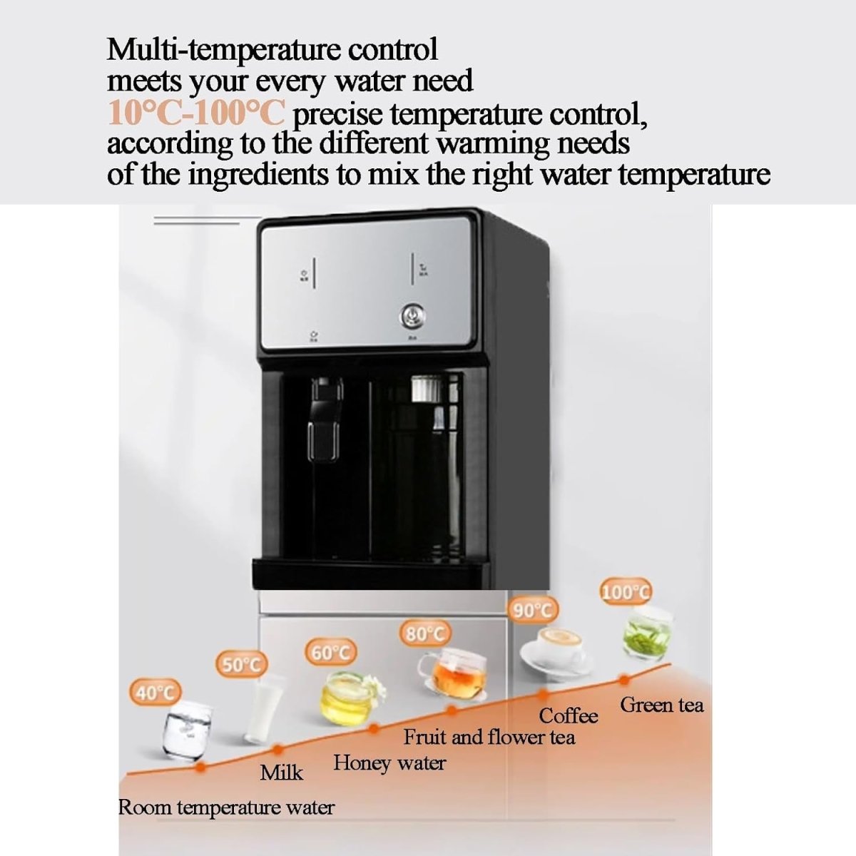 Mains Fed Water Cooler Hot & Cold Dispenser Commercial Home Office - Kwikley