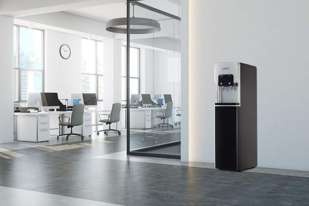 Mains Fed Water Dispenser Hot Cold Freestanding Commercial Unit - Kwikley