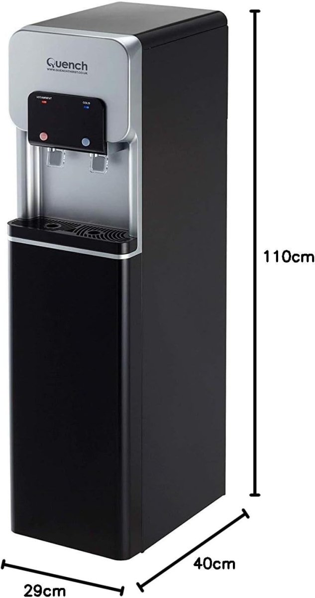 Mains Fed Water Dispenser Hot Cold Freestanding Commercial Unit - Kwikley