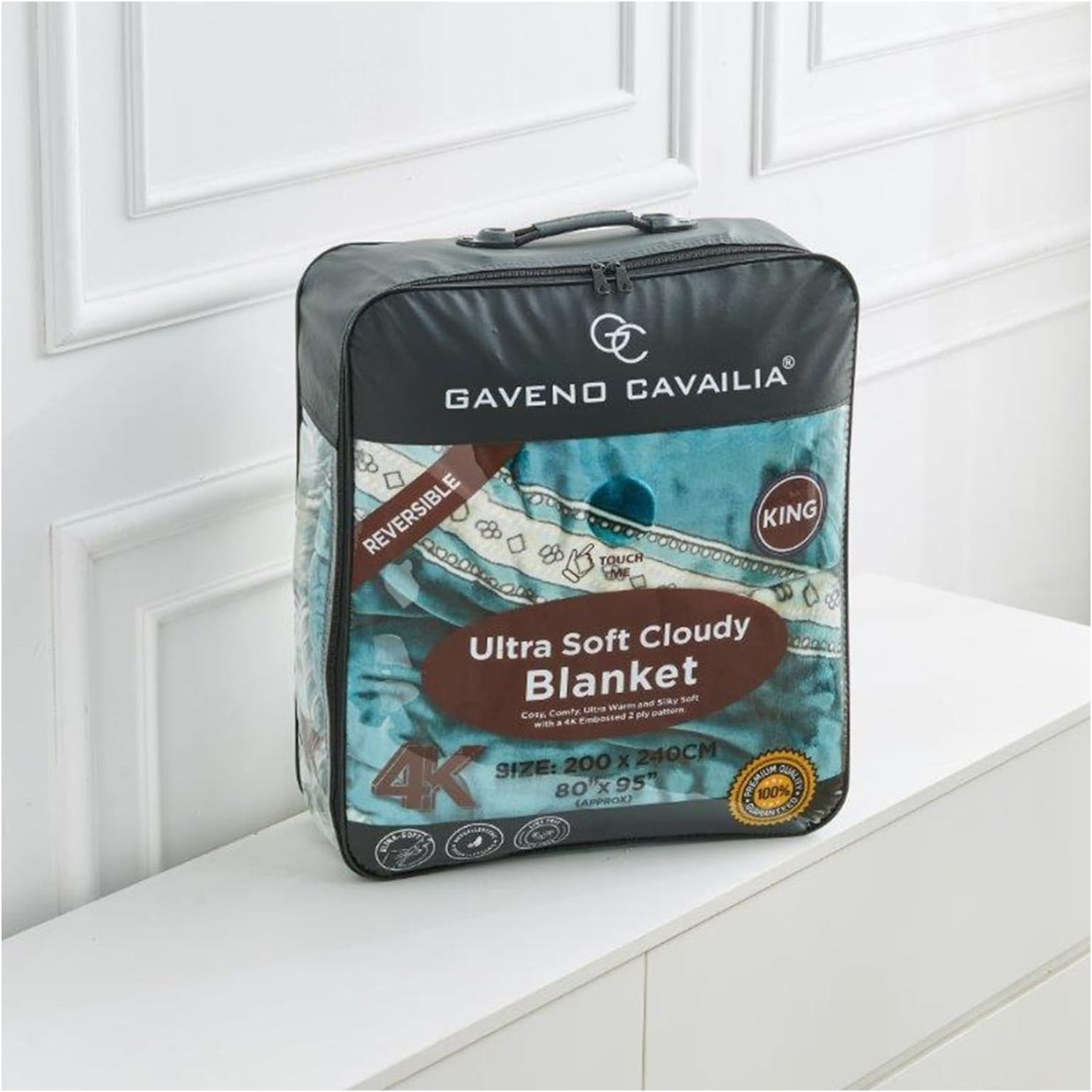 Majestic Mane 4kg Weighted Blanket 200x240 cm for Stress & Anxiety Relief - Kwikley
