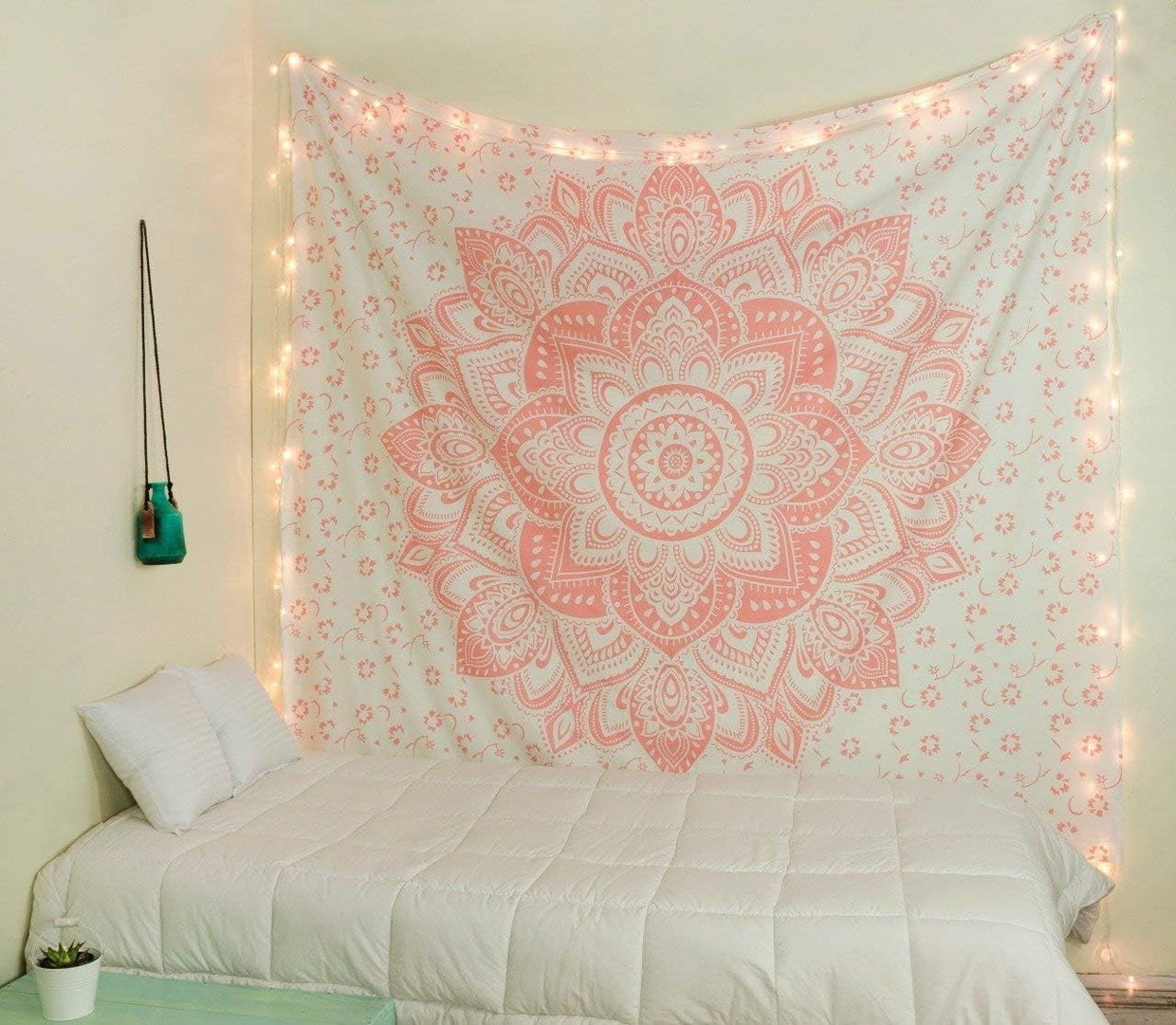 Mandala Cotton Tapestry 208x232cm Wall Hanging Bedspread Decor - Kwikley