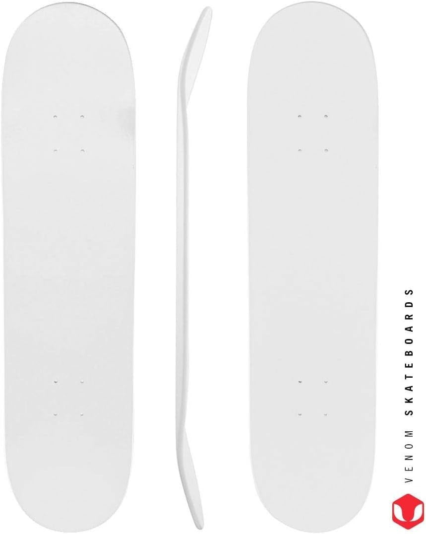 Maple Wood Blank Skateboard Deck 7.75 - 8.25" Kids Teens Adults - Kwikley