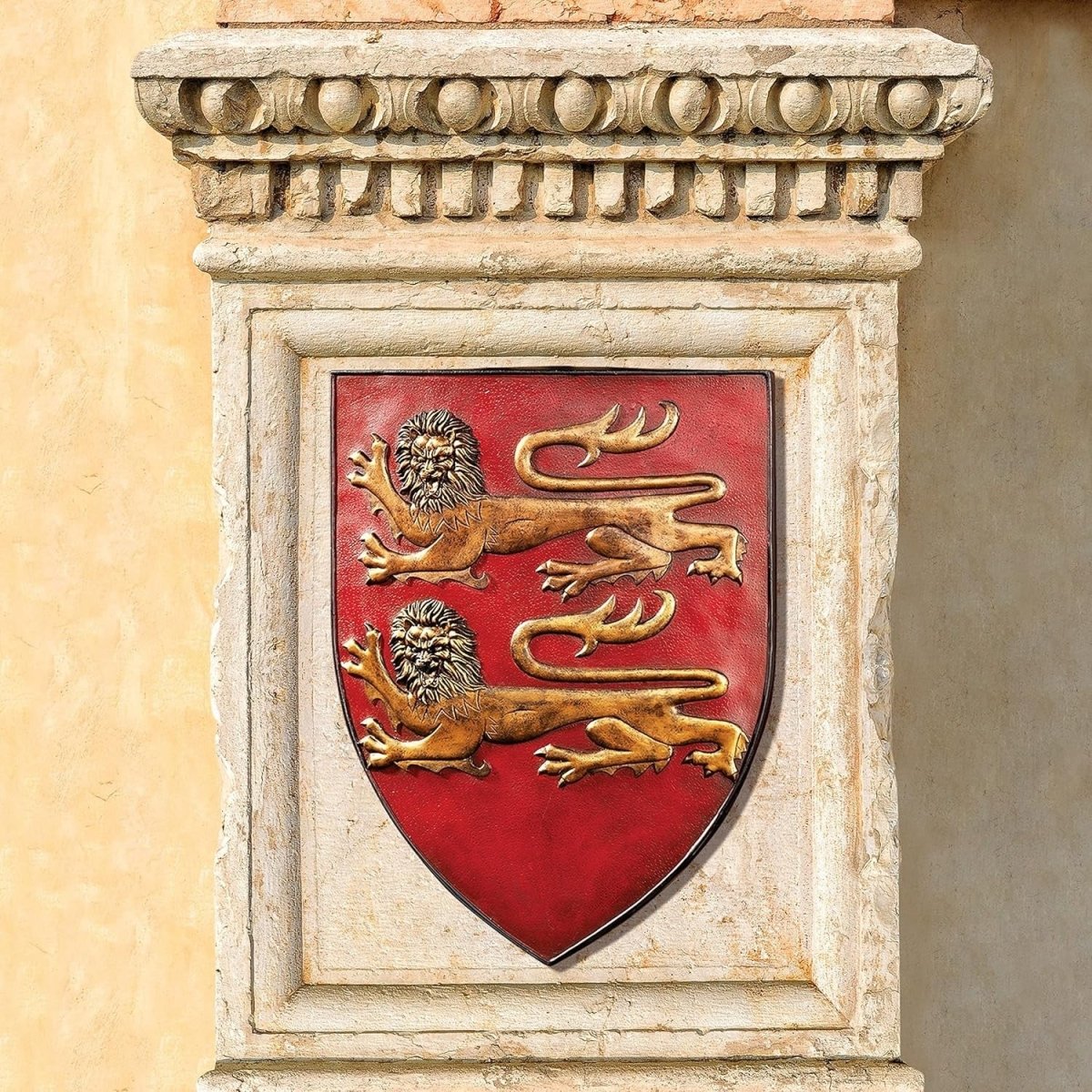 Medieval Wall Shield Decor Grand Arms of France Crest - Kwikley