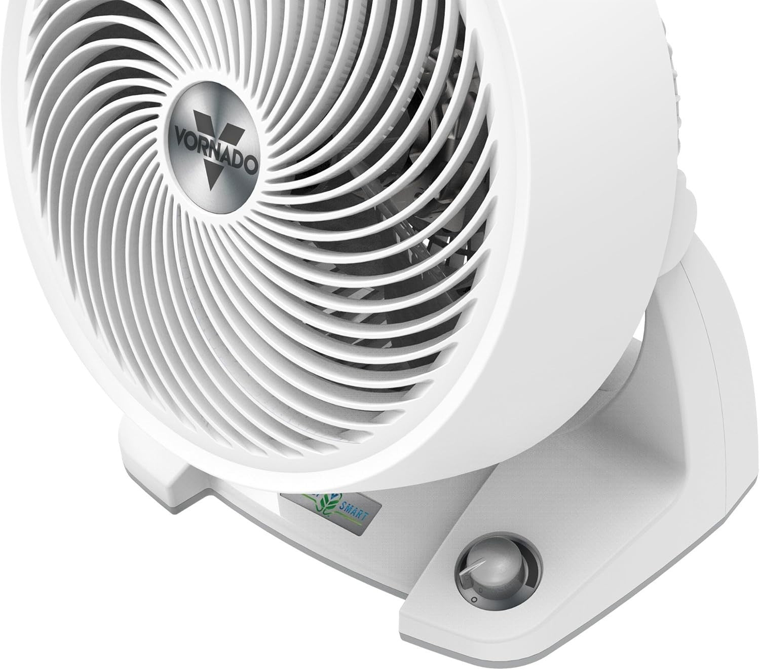 Medium Air Circulator Fan – Energy Smart Variable Speed Quiet Cooling (White) - Kwikley