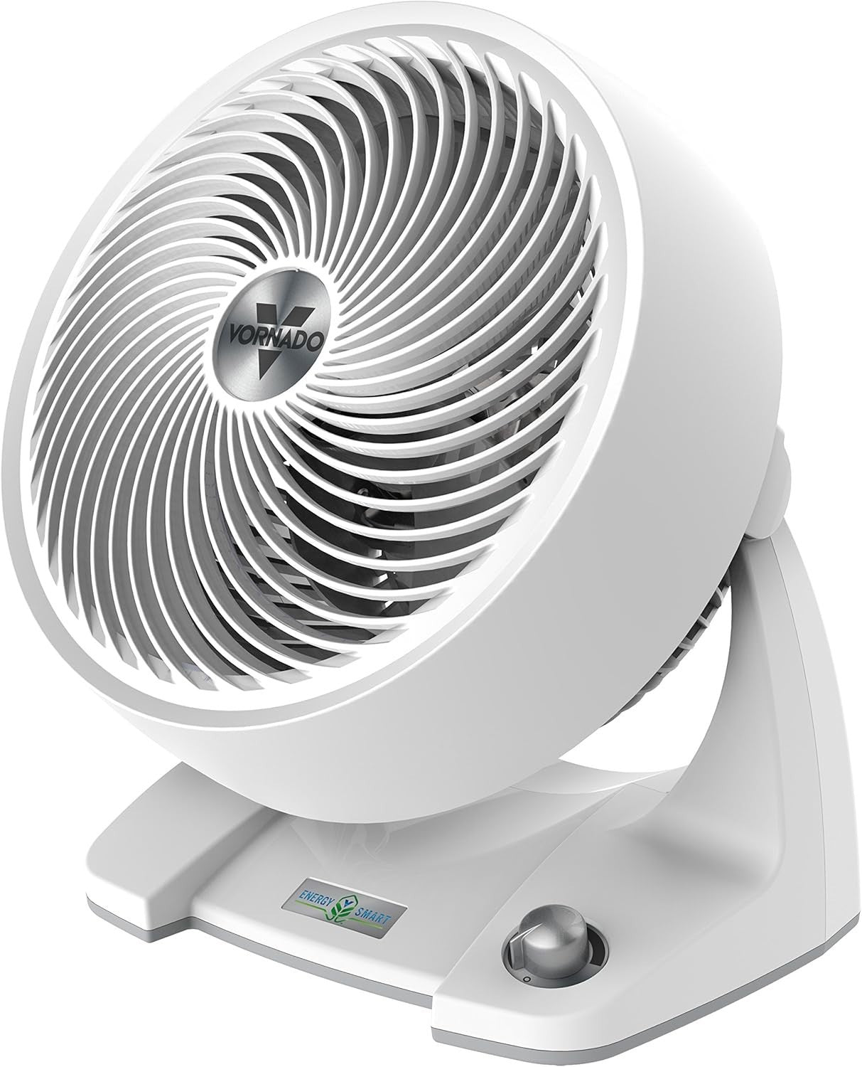 Medium Air Circulator Fan – Energy Smart Variable Speed Quiet Cooling (White) - Kwikley