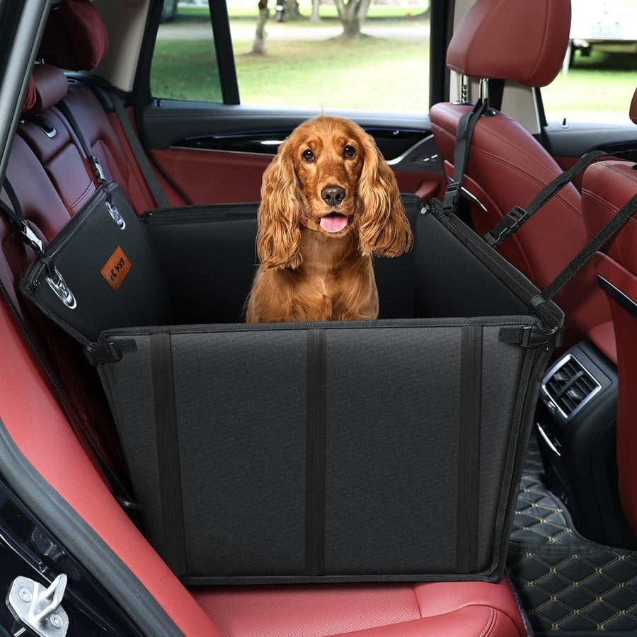 Medium Dog Car Seat Waterproof Foldable Booster Bed Non Slip 20kg - Kwikley