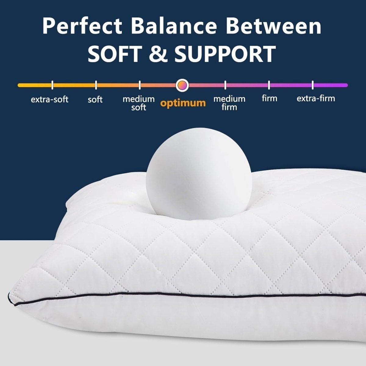 Memory Foam Body Pillow 152x50cm Full Length Cervical Support Pillow - Kwikley