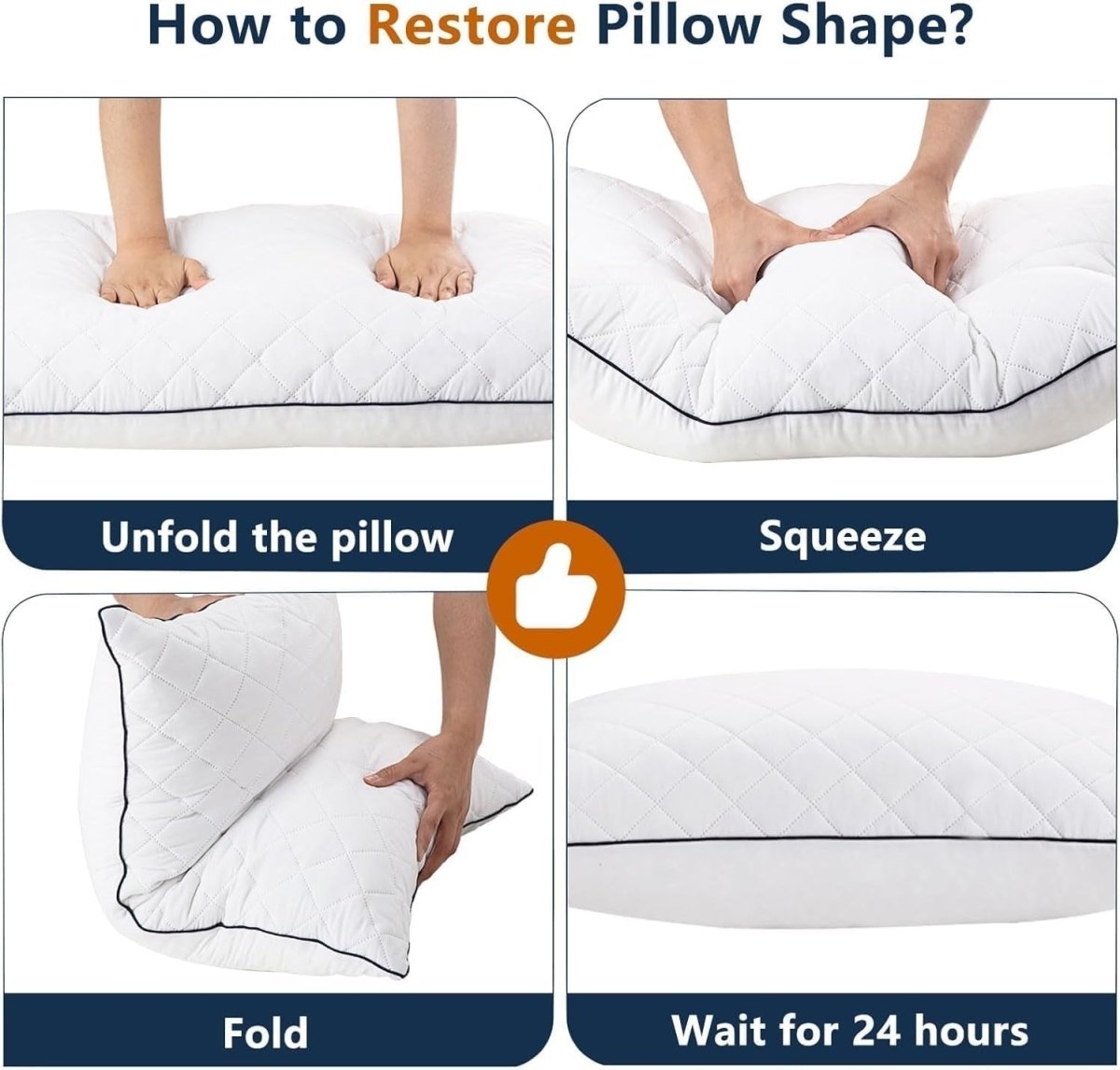 Memory Foam Body Pillow 152x50cm Full Length Cervical Support Pillow - Kwikley
