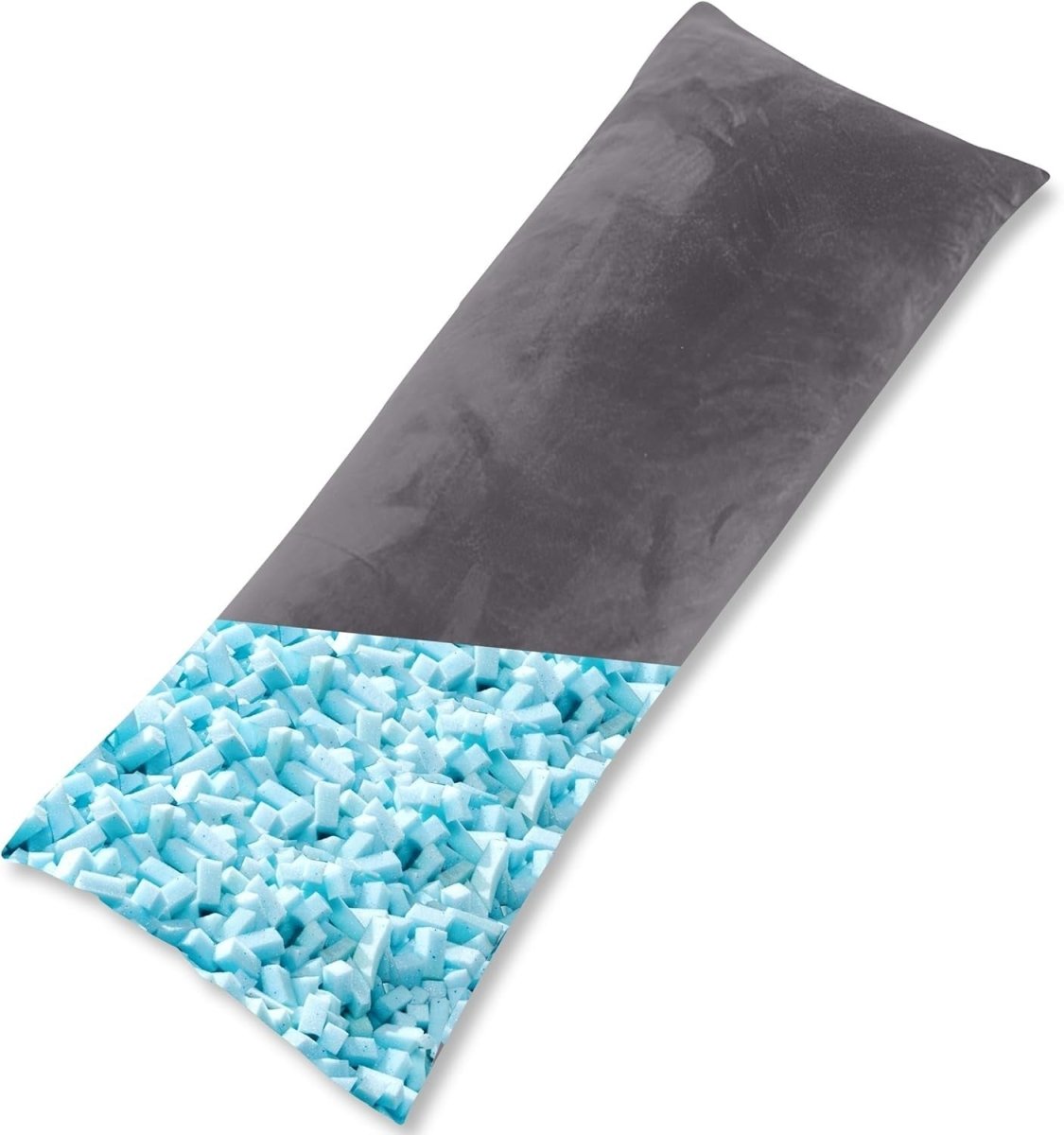Memory Foam Body Pillow Full Length 152x50cm Cervical Support Sleep Pillow - Kwikley