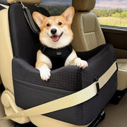 Memory Foam Dog Booster Car Seat Washable Pet Travel Bed 35lbs - Kwikley