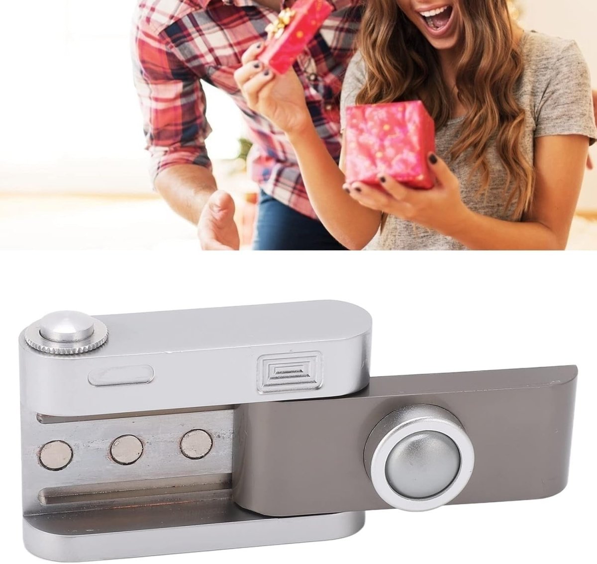 Metal Camera Click Fidget Toy Multi Button Stress Relief Pocket Gadget - Kwikley
