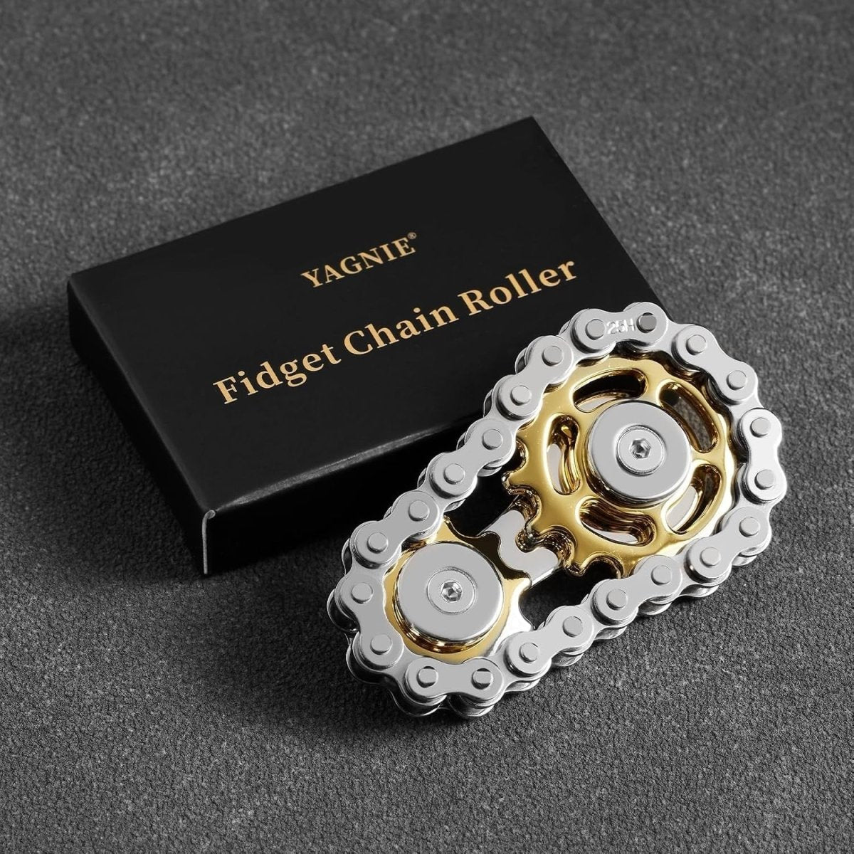 Metal Fidget Chain Spinner Roller Stress Relief Pocket Desk Toy - Kwikley