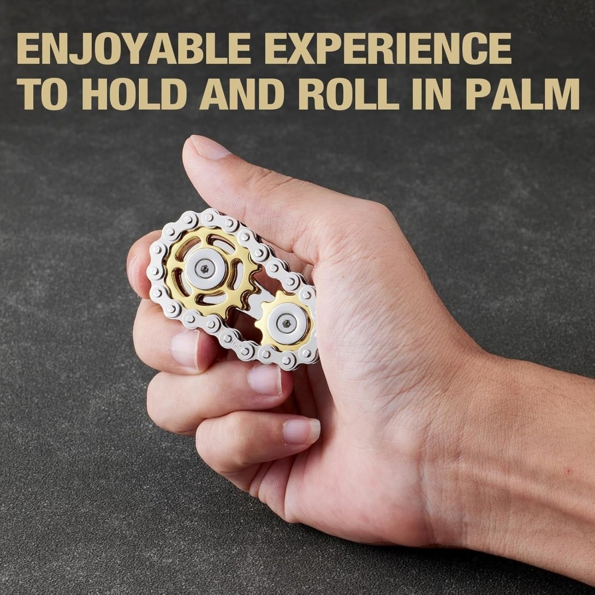 Metal Fidget Chain Spinner Roller Stress Relief Pocket Desk Toy - Kwikley