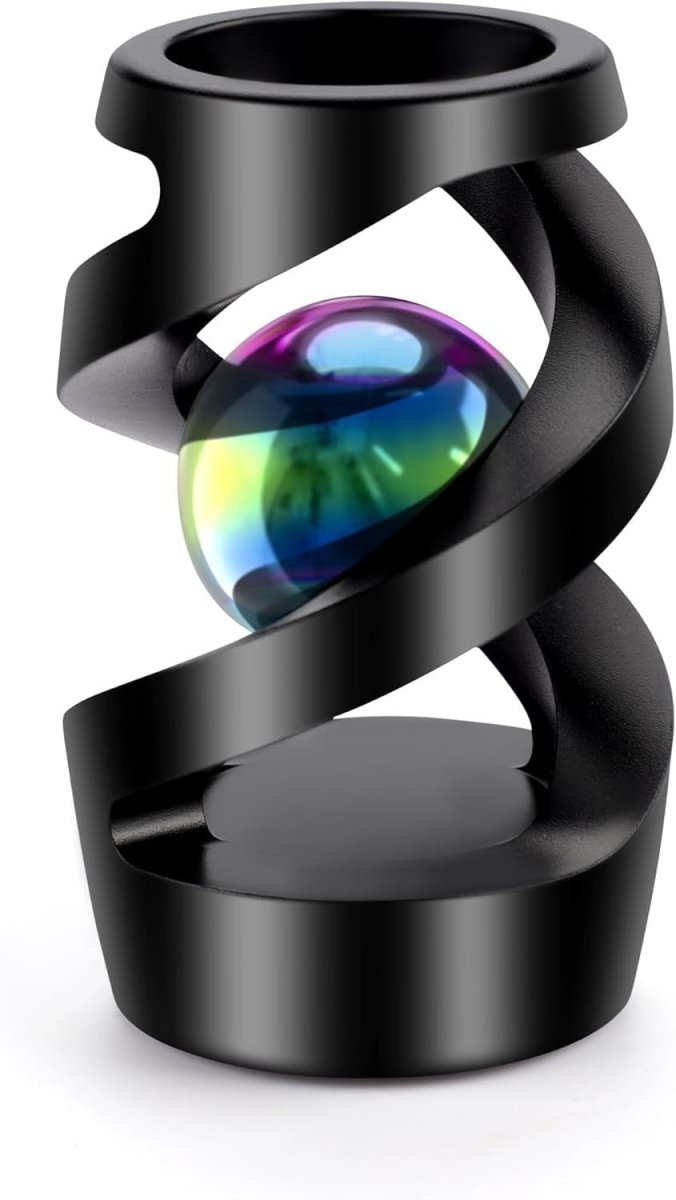 Metal Kinetic Desk Ball Spinner Stress Relief ADHD Focus Office Toy - Kwikley