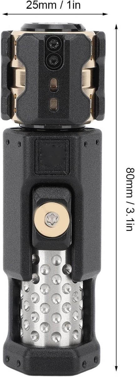 Metal Magnetic Fidget Slider 5 Push 2 Slide Rotating Stress Relief Toy - Kwikley