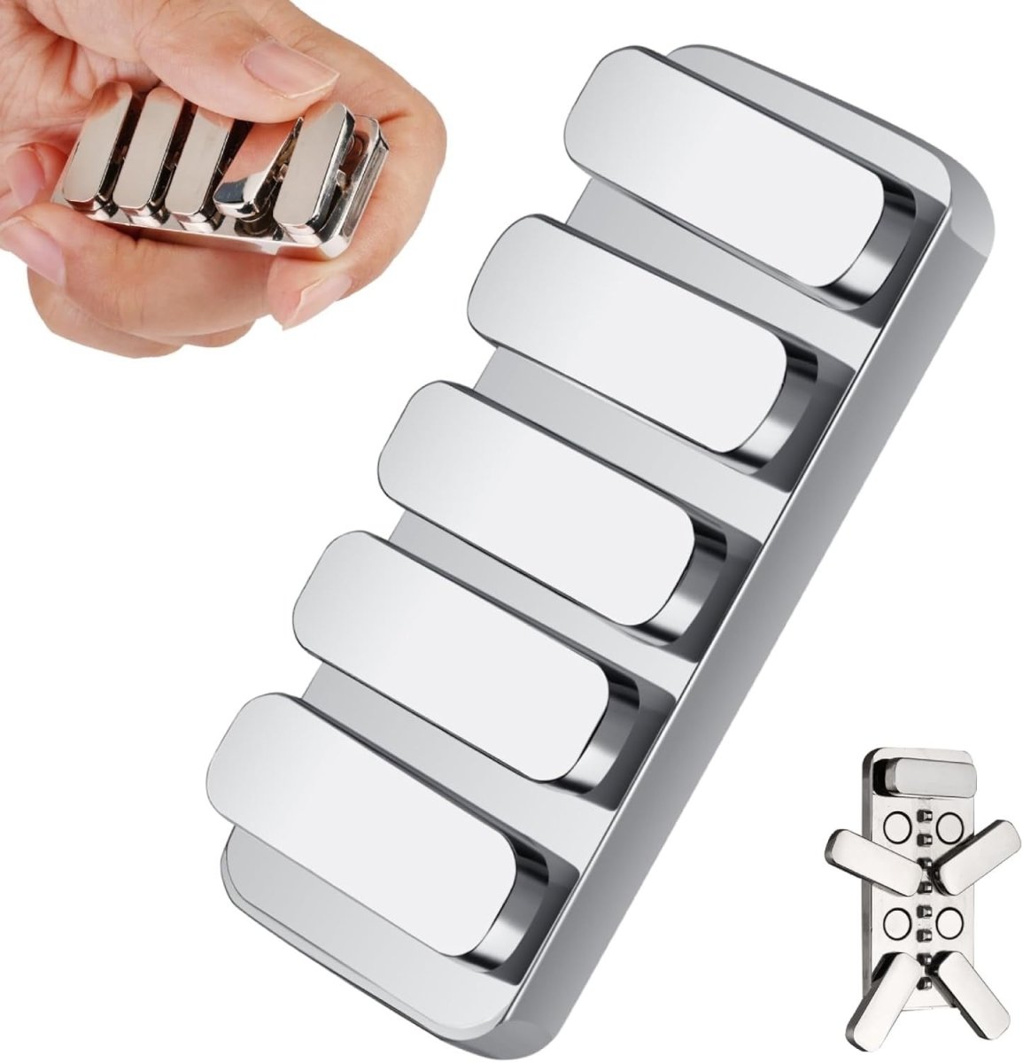 Metal Magnetic Fidget Slider Adjustable Click Stress Relief ADHD EDC - Kwikley