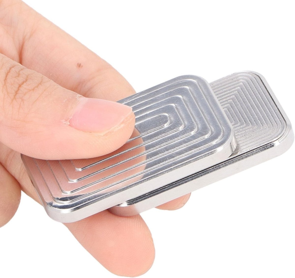 Metal Magnetic Fidget Slider Stainless Steel Stress Relief Pocket Toy - Kwikley