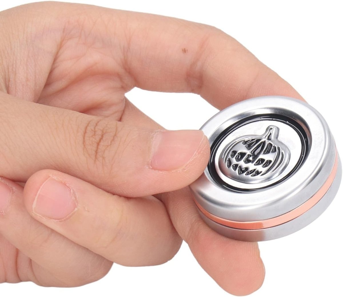 Metal Pumpkin Fidget Slider Click Stress Relief ADHD Sensory Toy - Kwikley