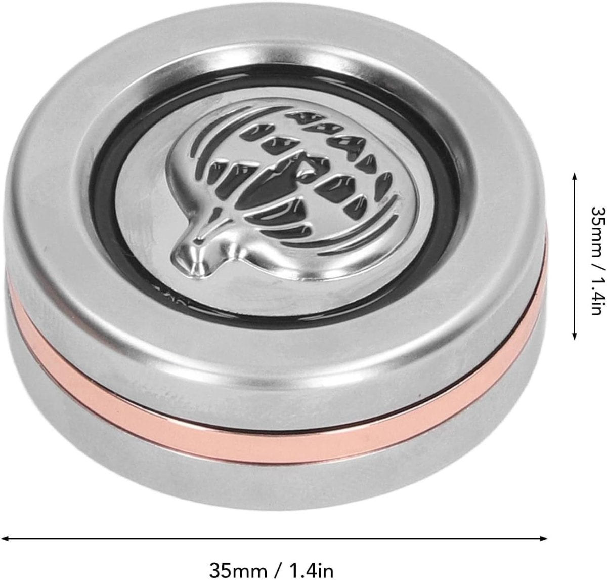 Metal Pumpkin Fidget Slider Click Stress Relief ADHD Sensory Toy - Kwikley