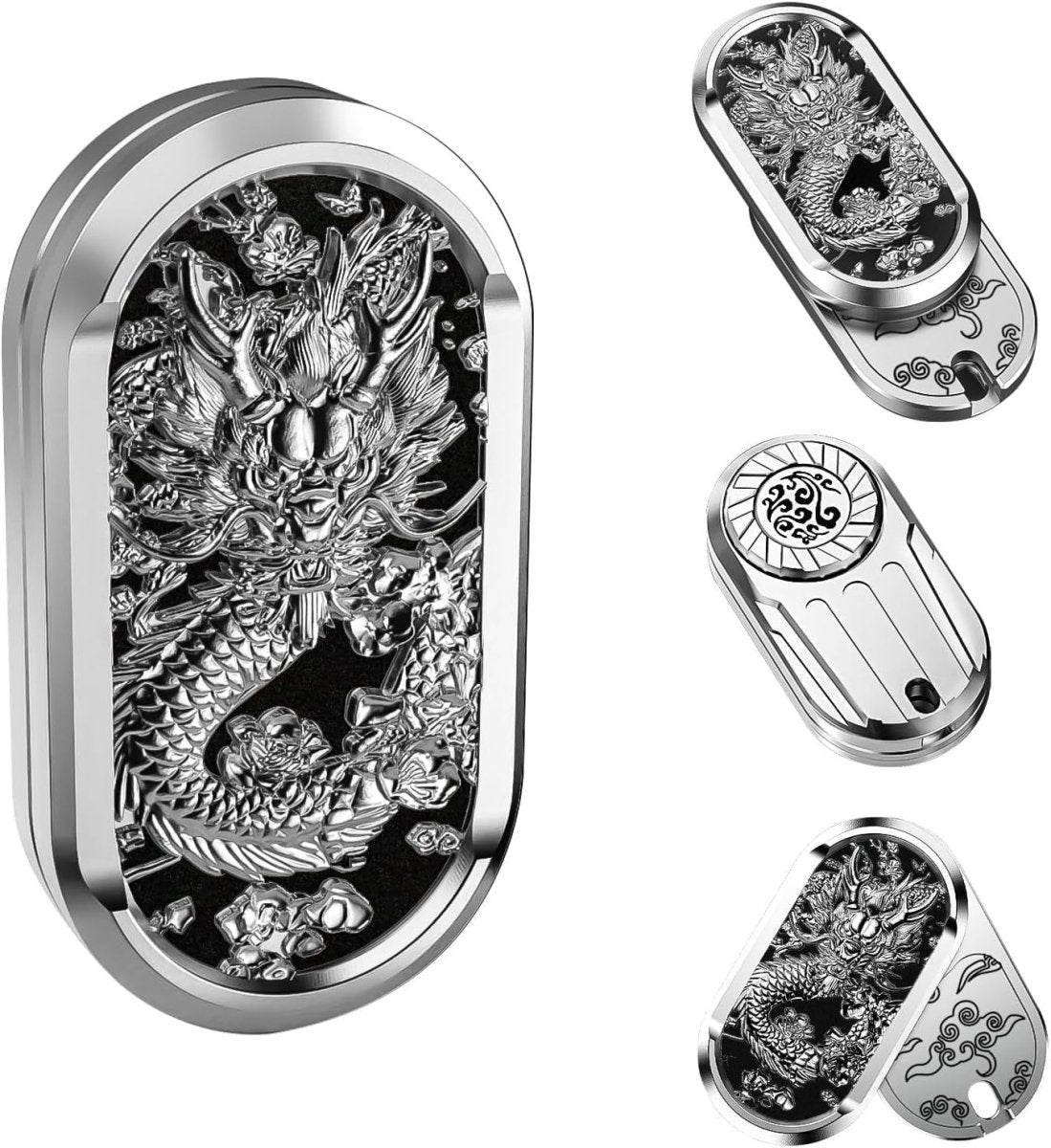 Metal Rotation Fidget Slider Haptic Coin EDC Stress Relief Toy - Kwikley