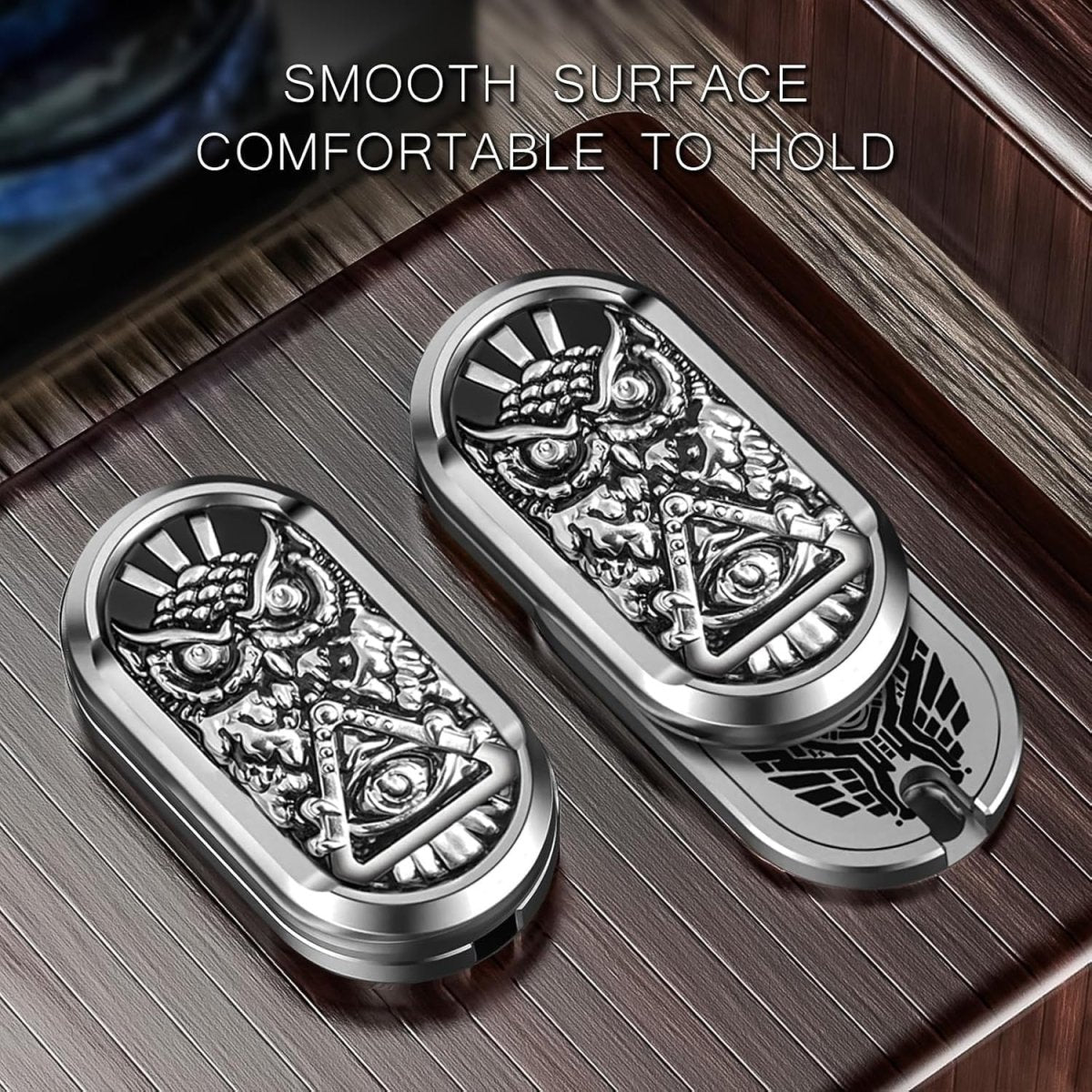 Metal Rotation Fidget Slider Haptic Coin Stress Relief EDC Toy - Kwikley