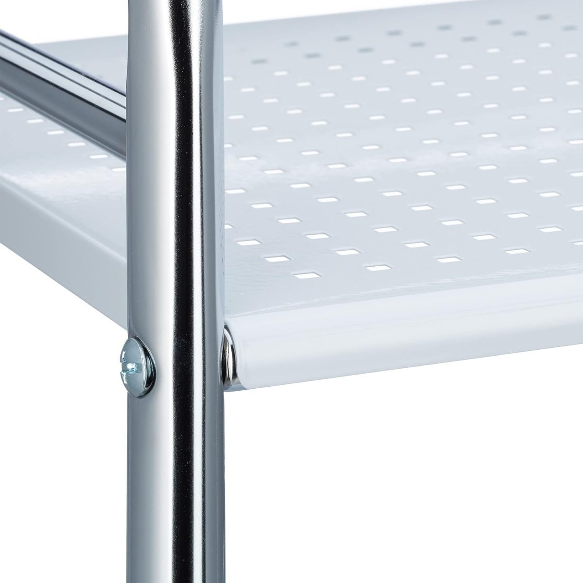 Metal Serving Cart 3 Tier Trolley 75x40.5x31cm - Kwikley