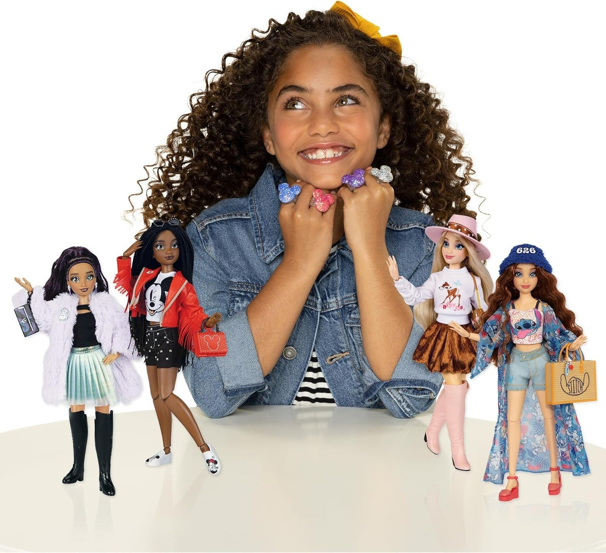 Mickey Inspired Fashion Doll 11.5in Poseable 2 Outfits Ring - Kwikley