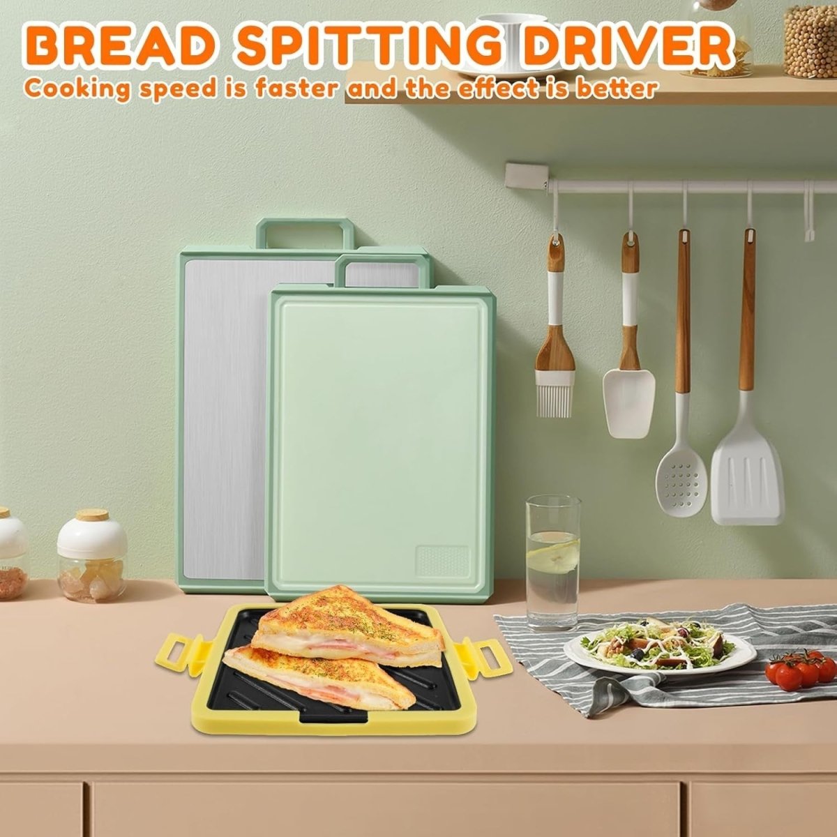 Microwave Toastie Sandwich Maker Silicone Non - Stick Heatwave Technology - Kwikley