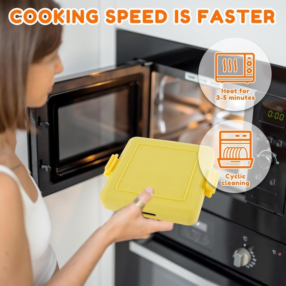 Microwave Toastie Sandwich Maker Silicone Non - Stick Heatwave Technology - Kwikley