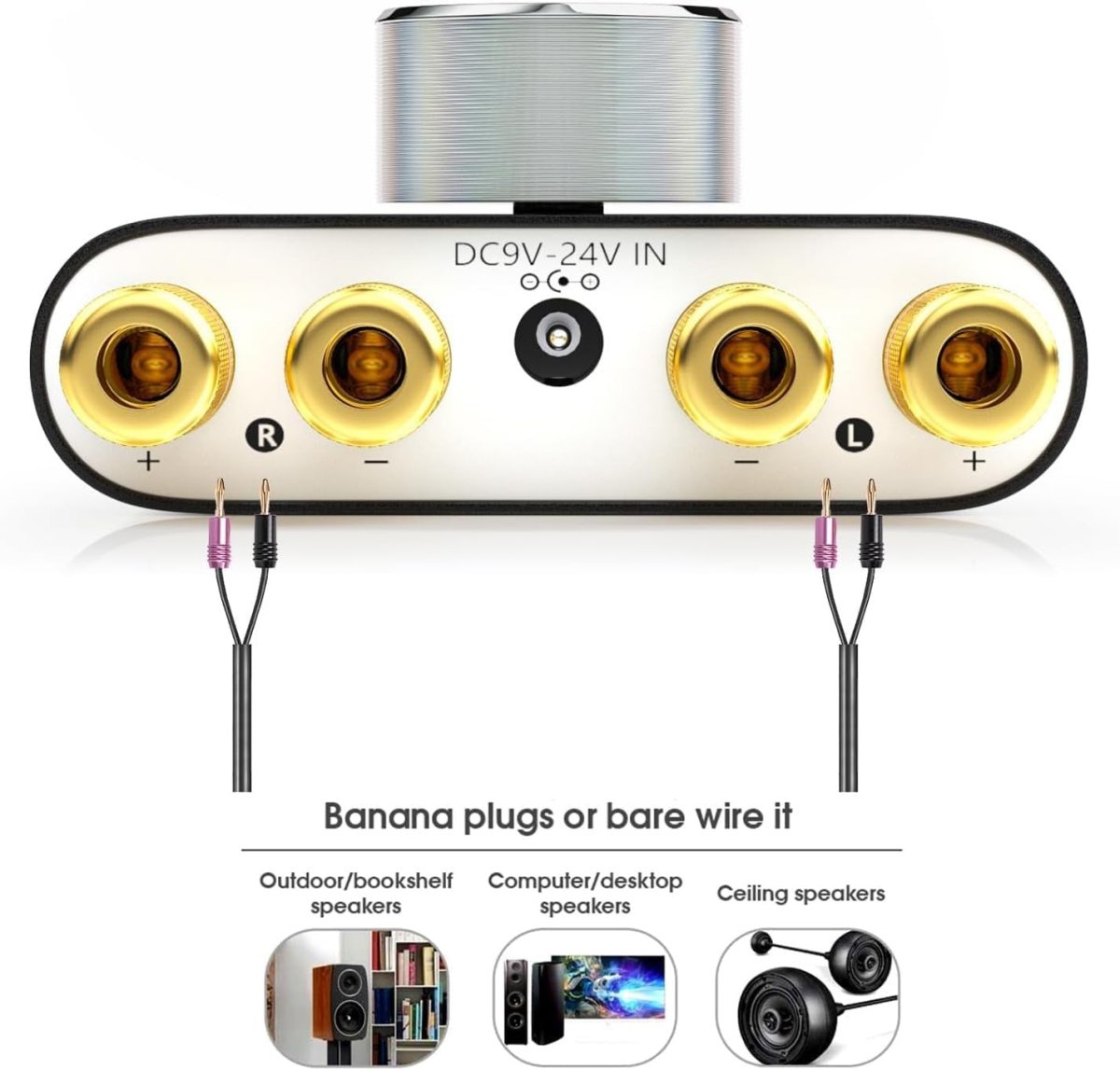 Mini Bluetooth Stereo Amplifier 50W x2 HiFi USB AUX - Kwikley