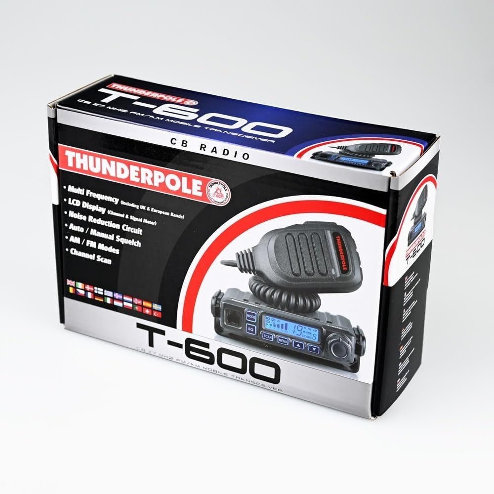 Mini CB Radio 80 Channel AM/FM 12V 4W Compact Truck Car Rig - Kwikley