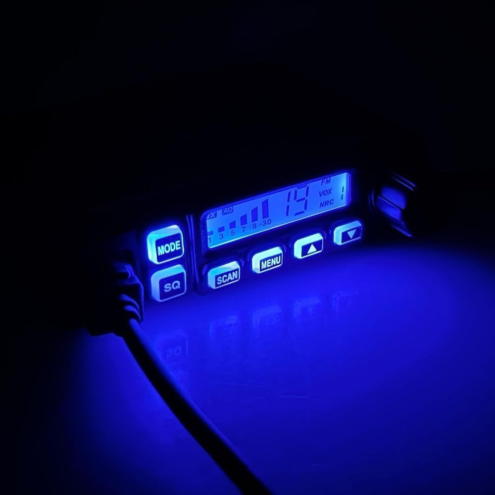 Mini CB Radio 80 Channel AM/FM 12V 4W Compact Truck Car Rig - Kwikley