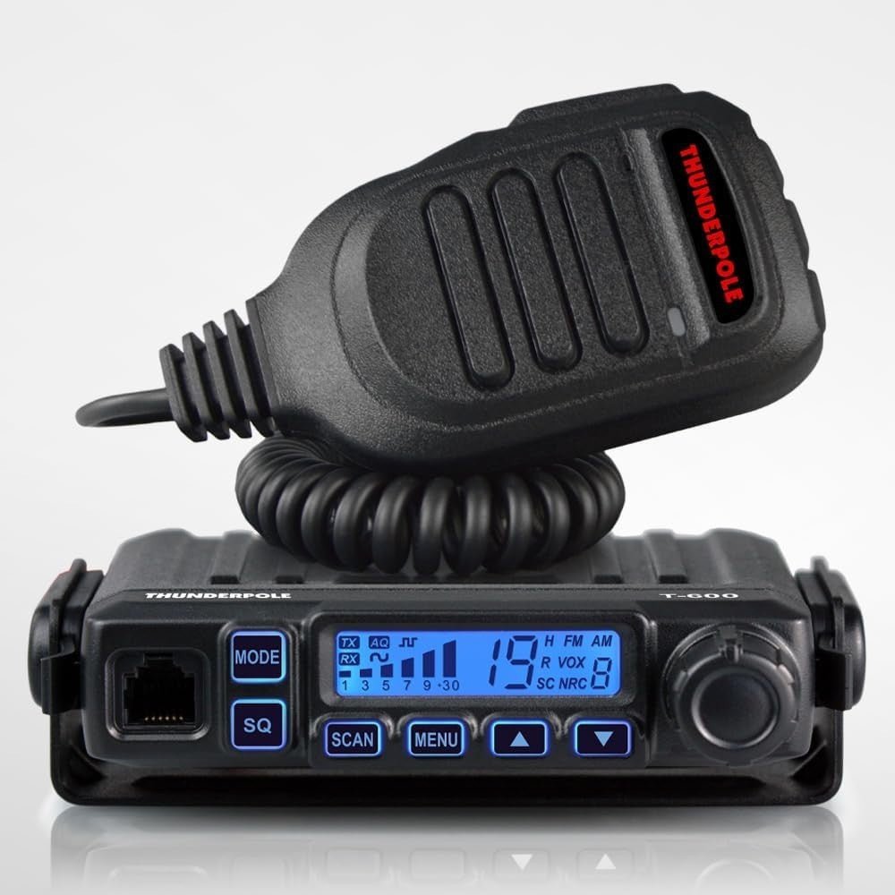 Mini CB Radio 80 Channel AM/FM 12V 4W Compact Truck Car Rig - Kwikley