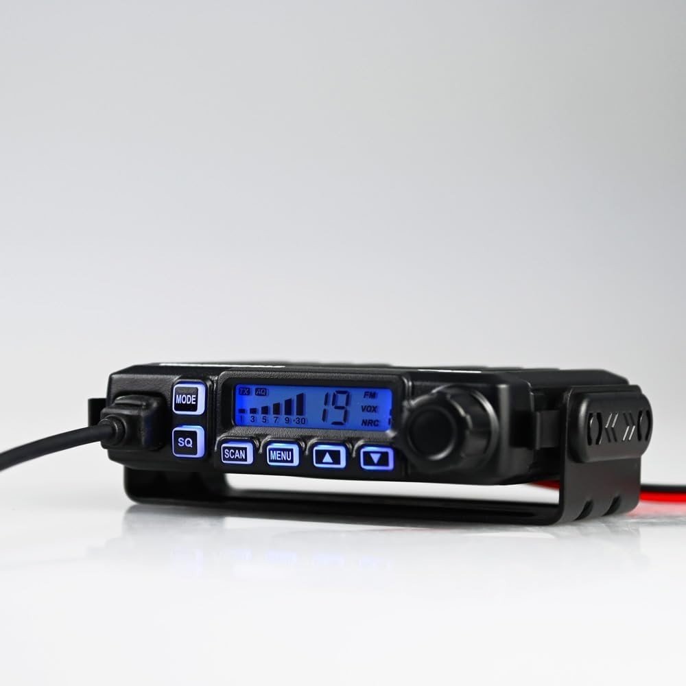 Mini CB Radio 80 Channel AM/FM 12V 4W Compact Truck Car Rig - Kwikley