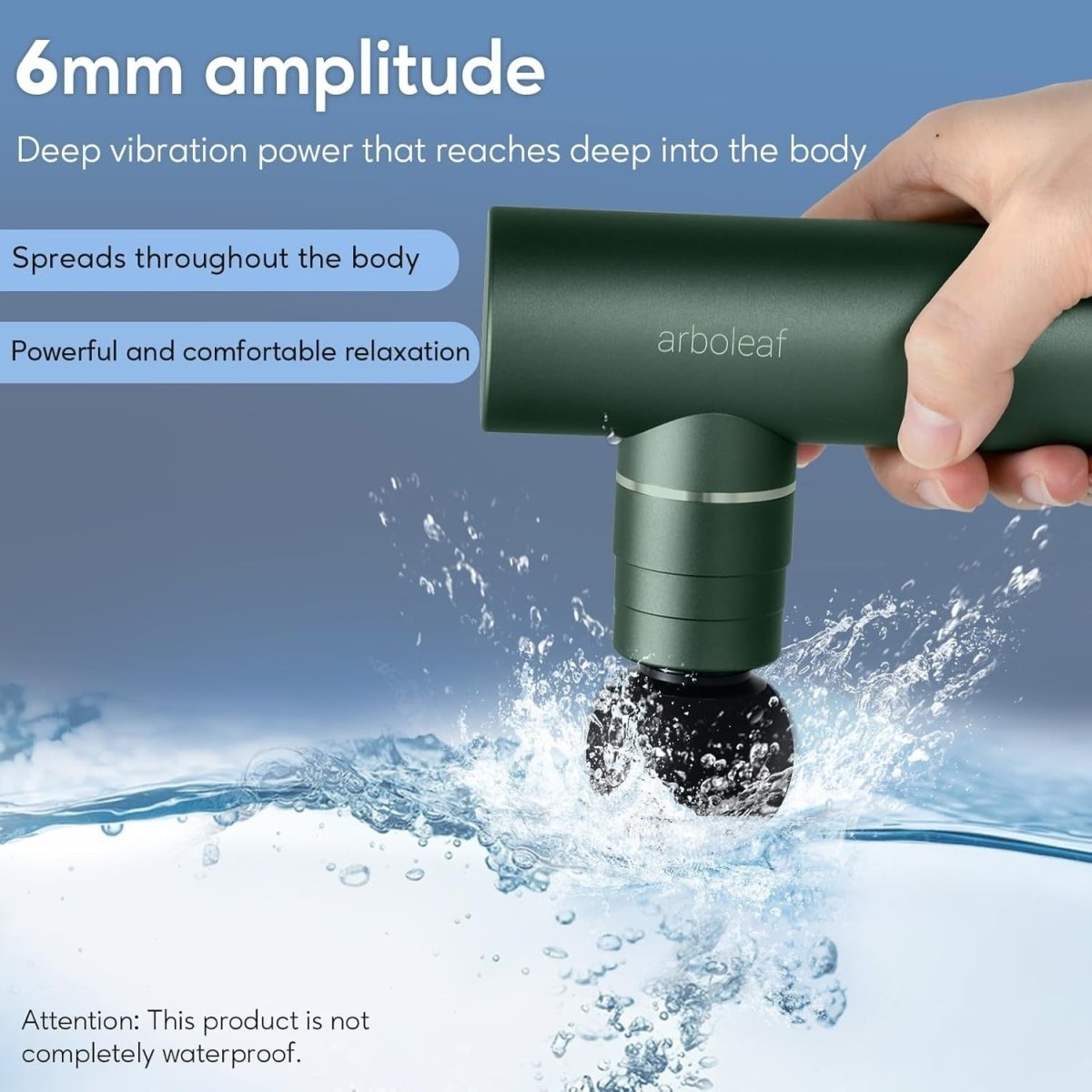 Mini Deep Tissue Massage Gun Quiet 3200RPM Portable Muscle Relief Travel - Kwikley