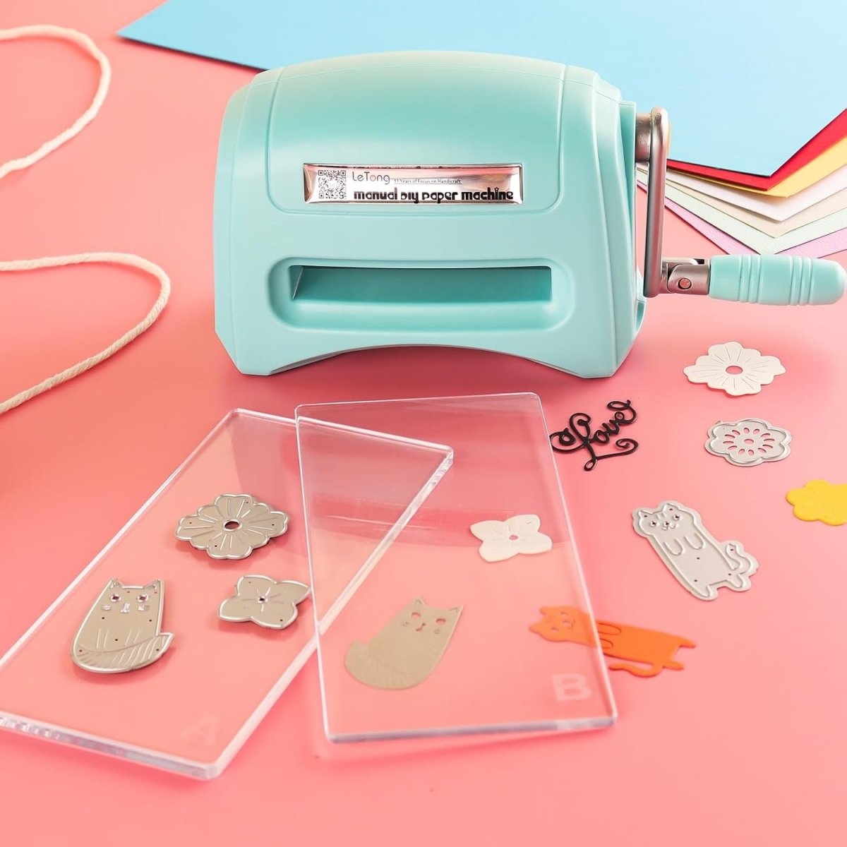 Mini Die Cutting Machine Manual Embossing Press for Crafts Scrapbooking - Kwikley