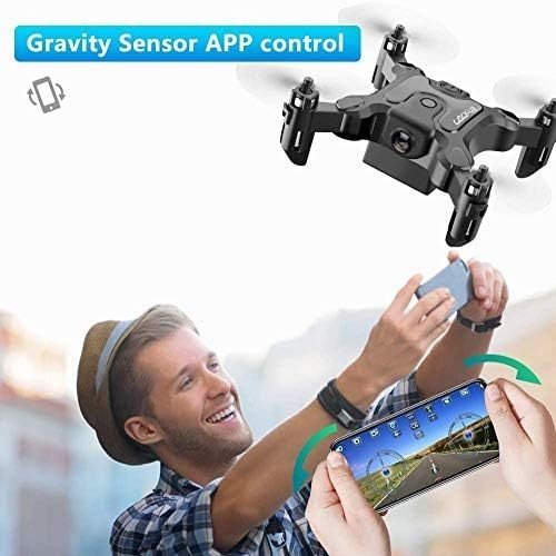 Mini Drone with Camera 720p, Foldable RC Quadcopter for Kids & Beginners - Kwikley