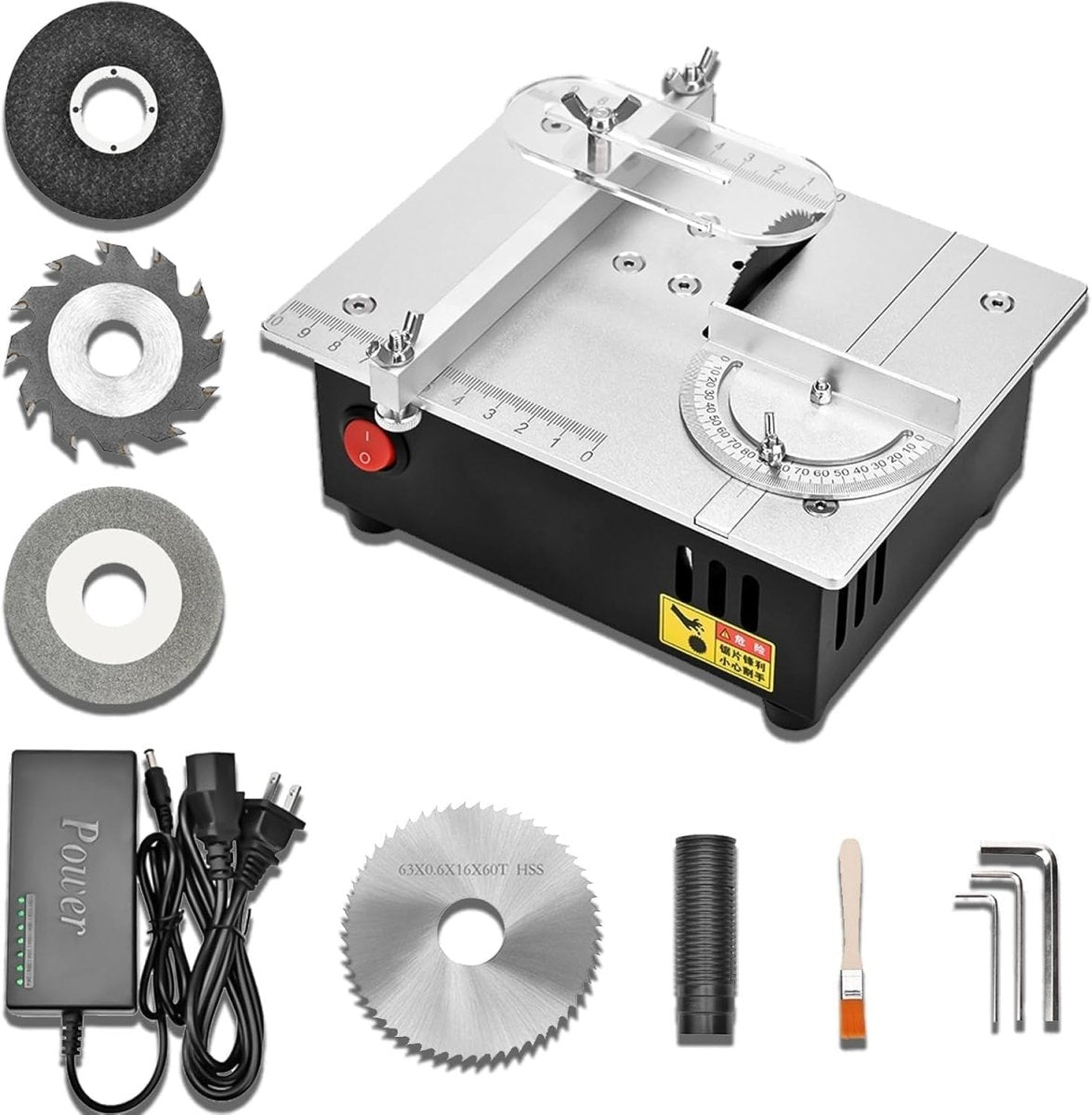 Mini Electric Table Saw Desktop Wood Cutting Machine DIY Craft Tool - Kwikley