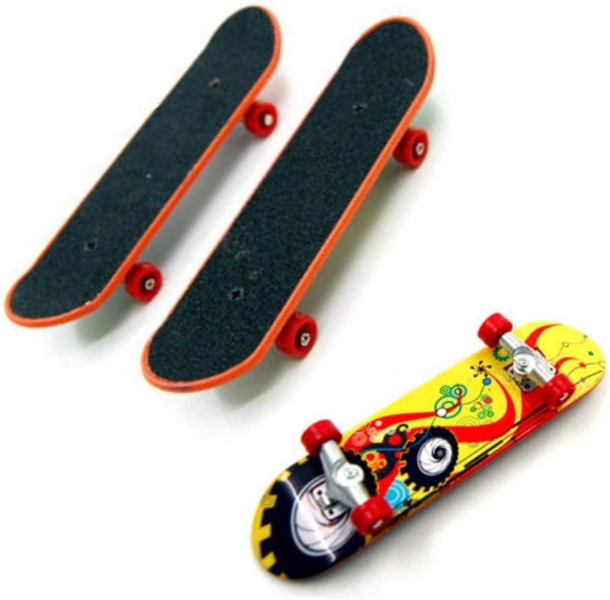 Mini Finger Skateboards Set 6pcs Kids Party Bag Fillers Trick Toy - Kwikley