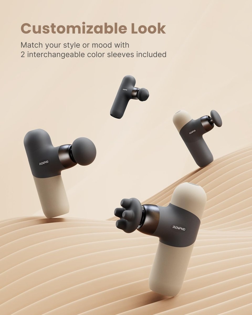 Mini Massage Gun with Heat Deep Tissue Quiet Portable Muscle Recovery - Kwikley