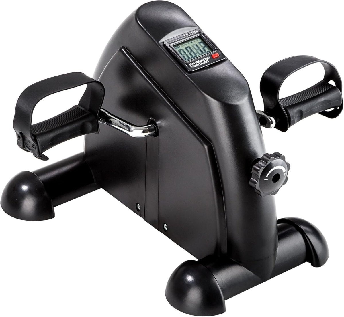 Mini Pedal Exerciser Under Desk Adjustable Resistance LCD Arm Leg - Kwikley