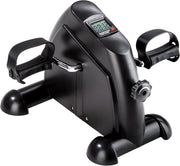 Mini Pedal Exerciser Under Desk Adjustable Resistance LCD Arm Leg - Kwikley