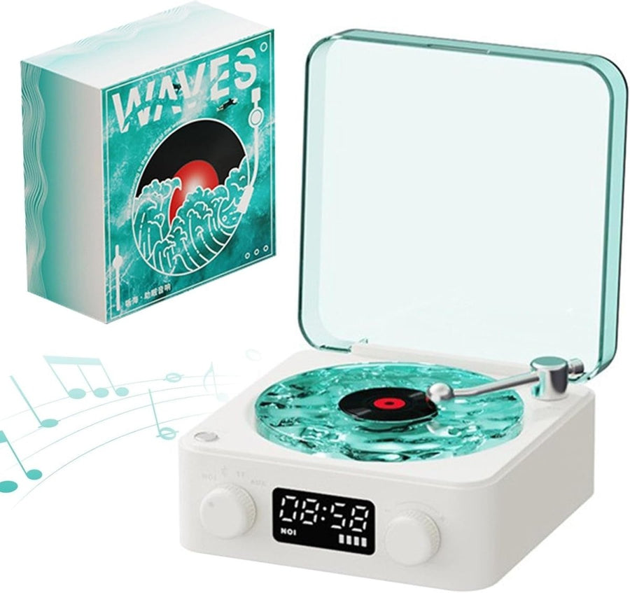 Mini Portable CD Player Record Player Style LED Display Rechargeable - Kwikley