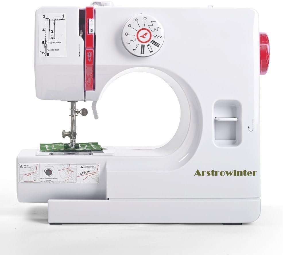 Mini Sewing Machine 12 Stitch Portable Electric Craft Repair Machine - Kwikley