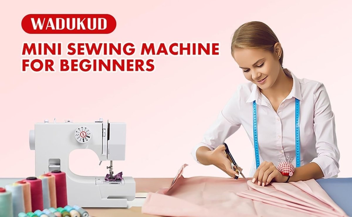 Mini Sewing Machine 12 Stitches Portable Reverse Stitch Foot Pedal - Kwikley