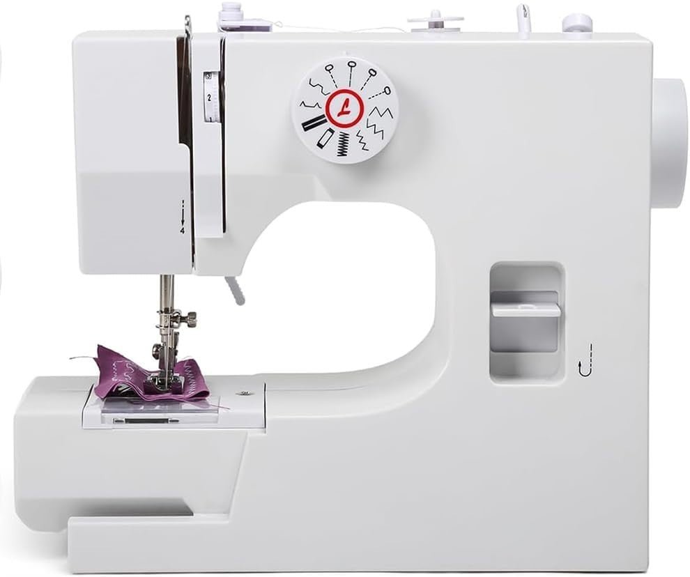 Mini Sewing Machine 12 Stitches Portable Reverse Stitch Foot Pedal - Kwikley