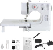 Mini Sewing Machine 14 Stitch Double Speed Reverse Stitch Foot Pedal - Kwikley