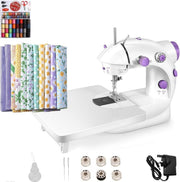 Mini Sewing Machine Extension Table 32pc Sewing Kit Foot Pedal - Kwikley
