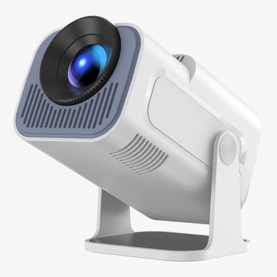 Mini Smart Projector 1080P 4K Support WiFi 6 Bluetooth 200" Screen - Kwikley